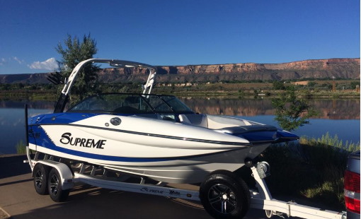 man and woman on a motorcycle